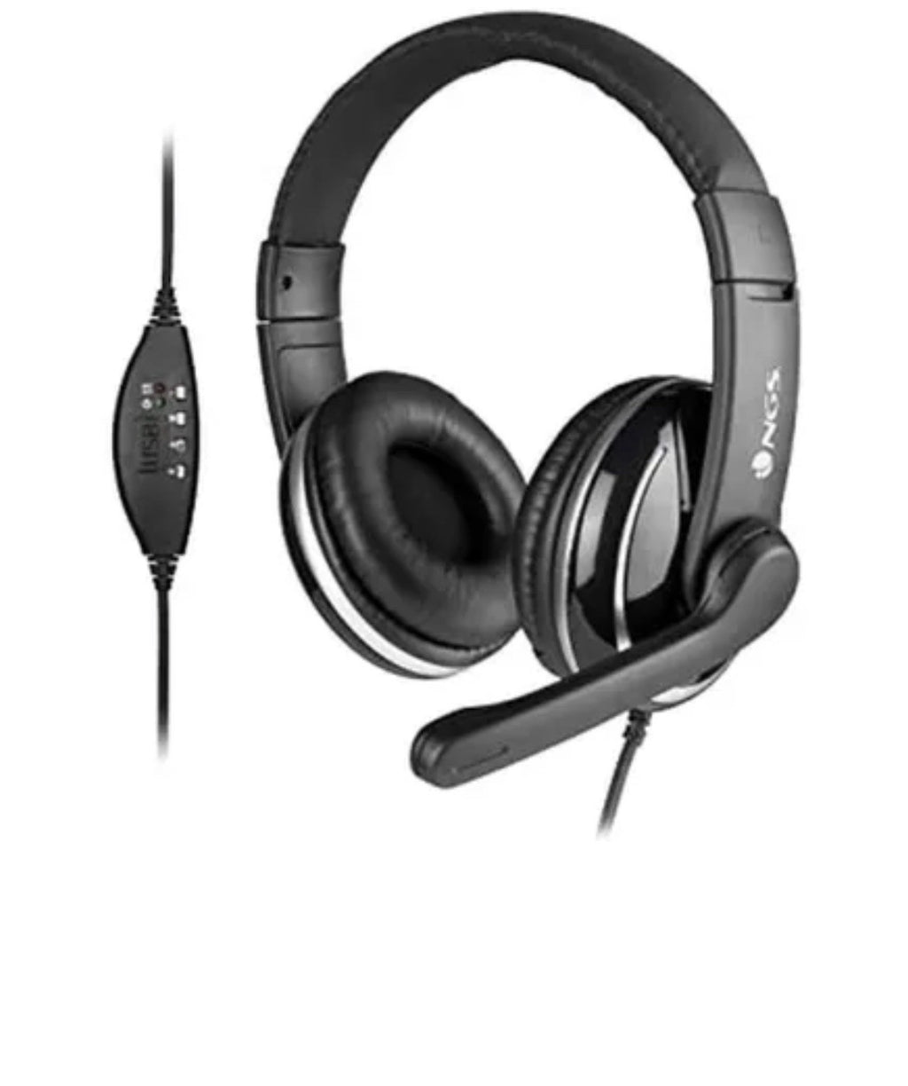 Casque Micro - NGS - VOX800USB - Filaire - USB - Contrôle de Volume