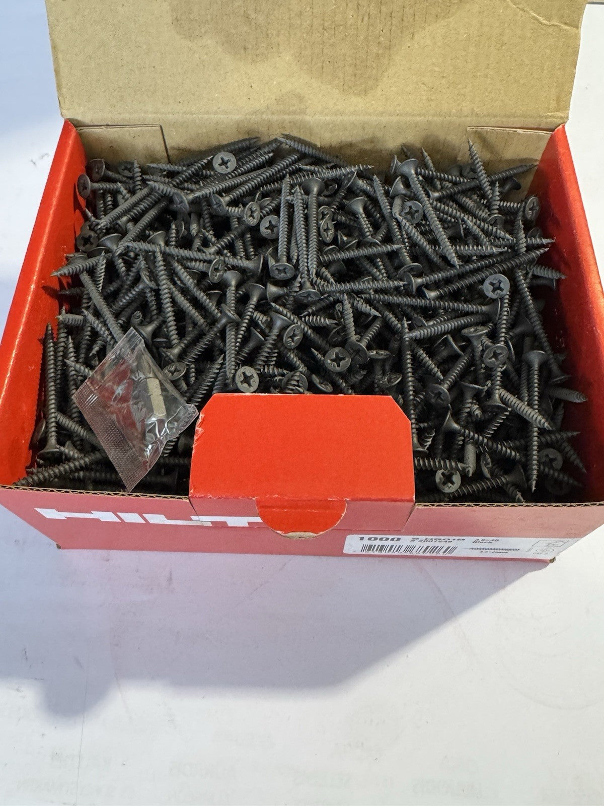 VIS POINTUES HILTI POUR PLAQUISTE S-DS 01 B