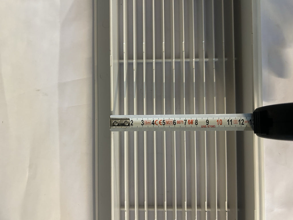 Grille de ventilation / soufflage rectangulaire 49x17 cm - Blanc