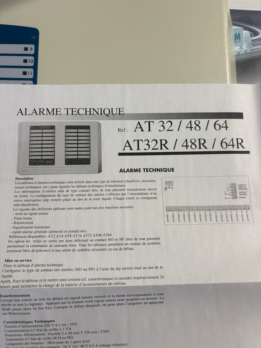 Neutronic AT48 Alarme Technique 48 zones