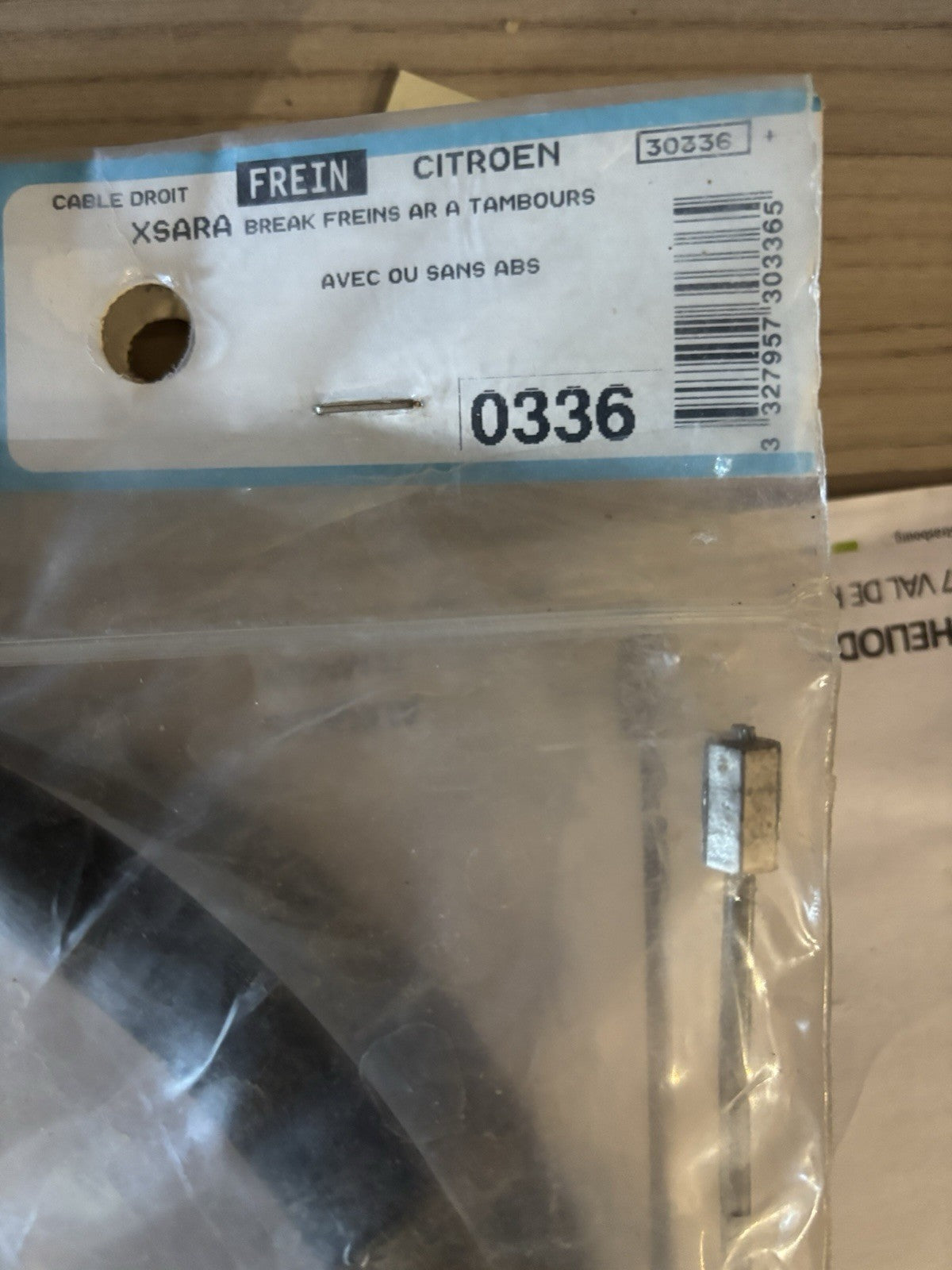 Câble de frein à main DROIT NEUF Citroën Xsara Break