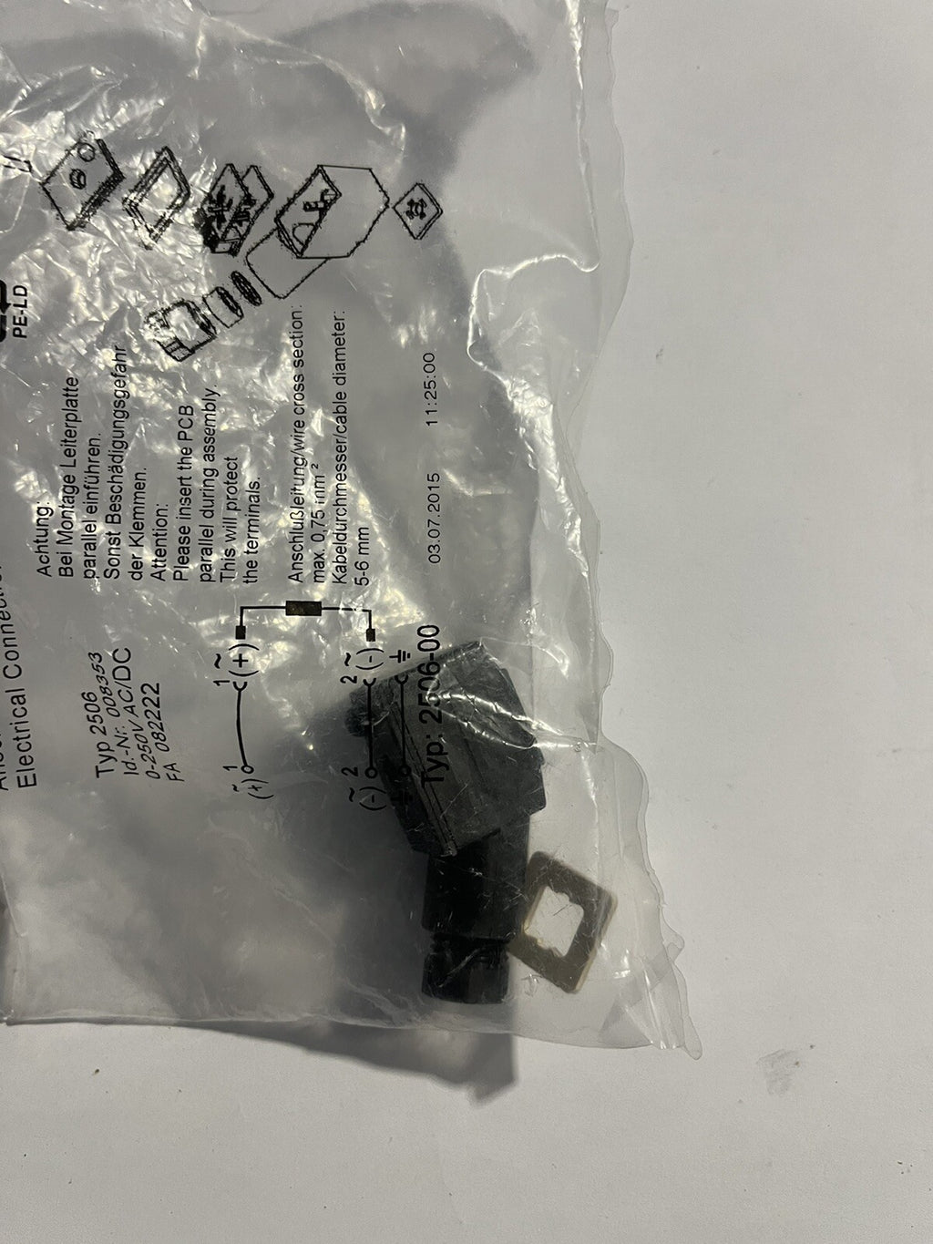 Connecteur Burket 2508 Pour Électrovanne