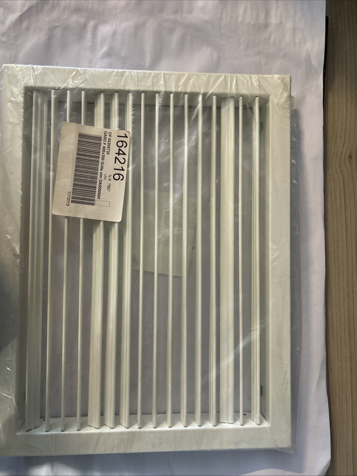 Grille de soufflage Vim S.A.S. - 400x300mm - RAL 9010 (Neuf)