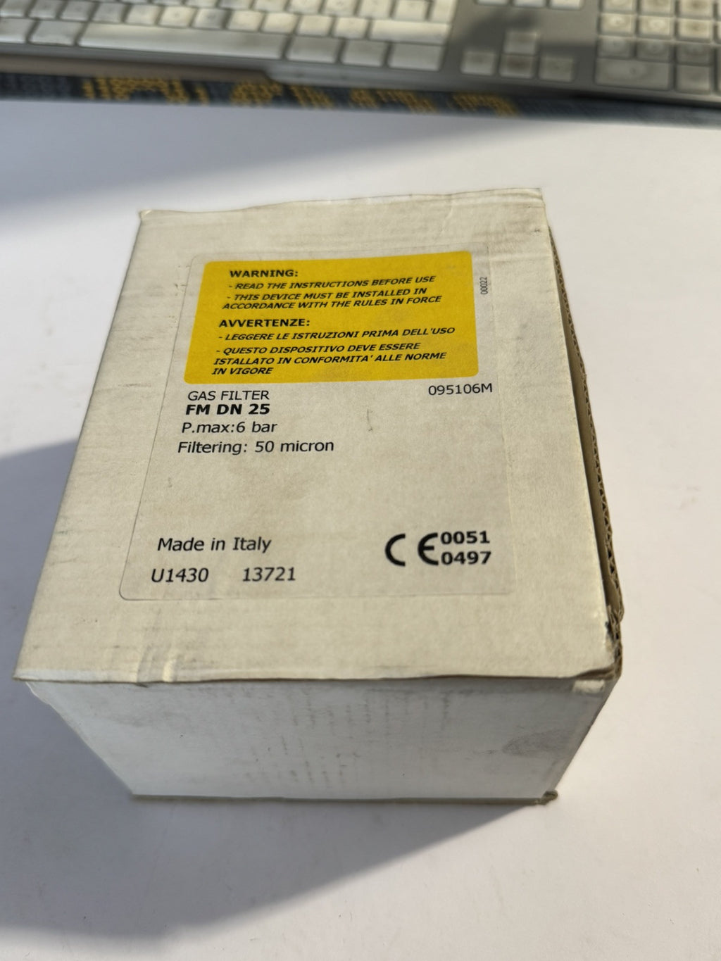 Filtre Gaz madas FM DN25