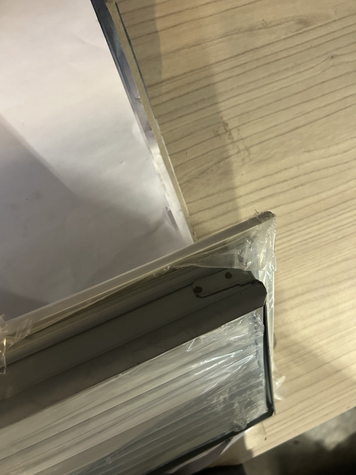 Grille de ventilation double déflection VIM 600x200 mm - Blanc RAL 9010 (Neuf)