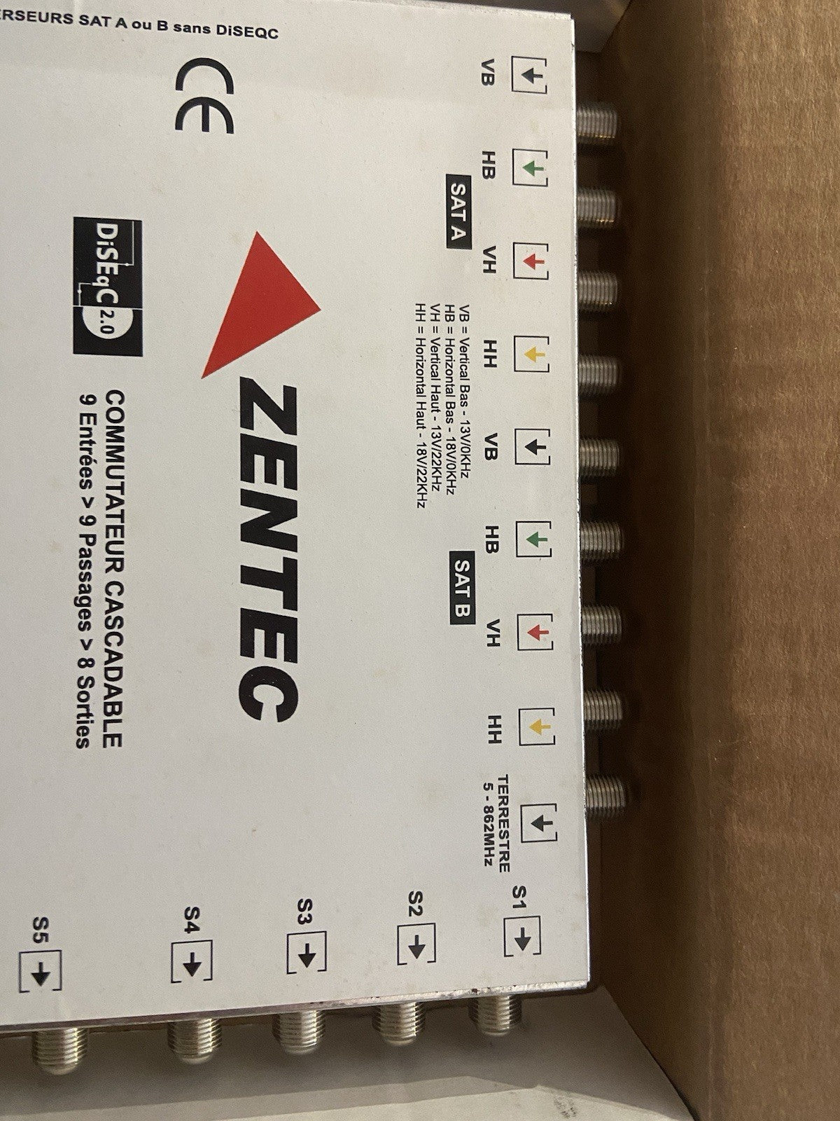 Commutateur Cascadable Zen déc