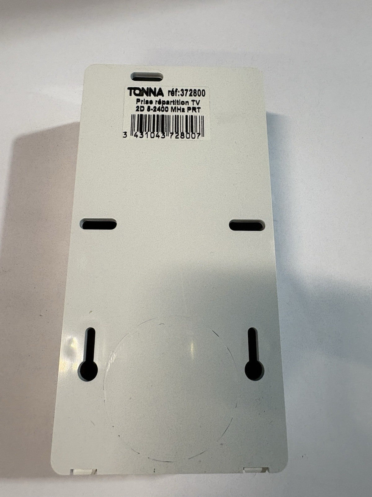 Prise répartition TV 2D 5-2400MHz tonna ref 372800