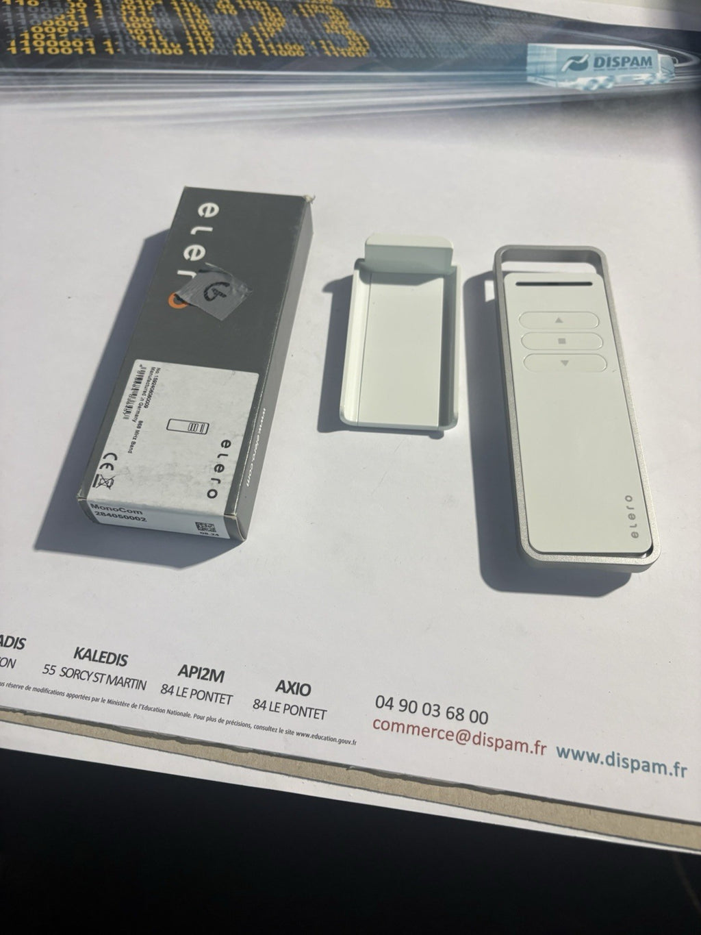 Télécommande elero monocom pour volet roulant