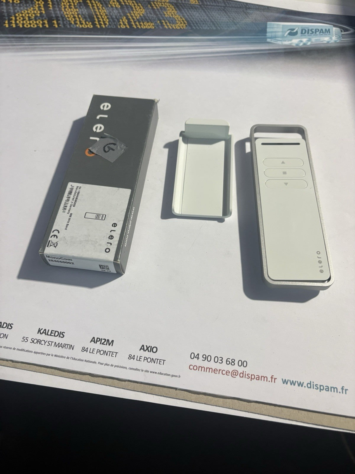 Télécommande elero monocom pour volet roulant