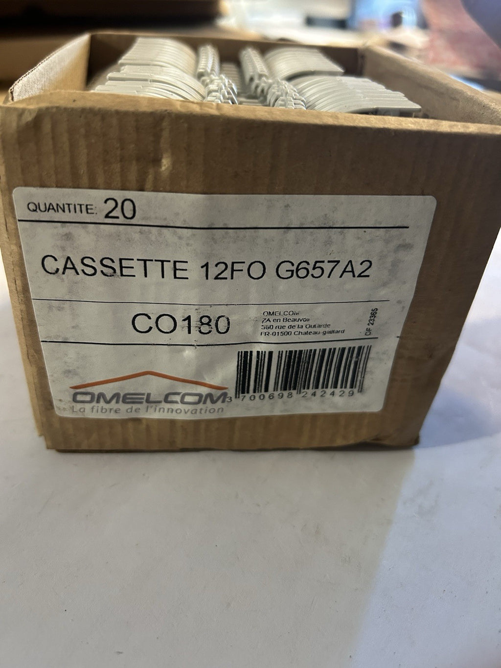 Lot De 20 CASSETTE MONOZONE 12FO G657A2