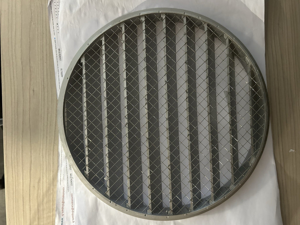 usav 400 grille extérieure circulaire aluminium G1