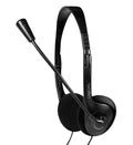 CASQUE-MICRO STÉRÉO NOIR - LOGILINK
