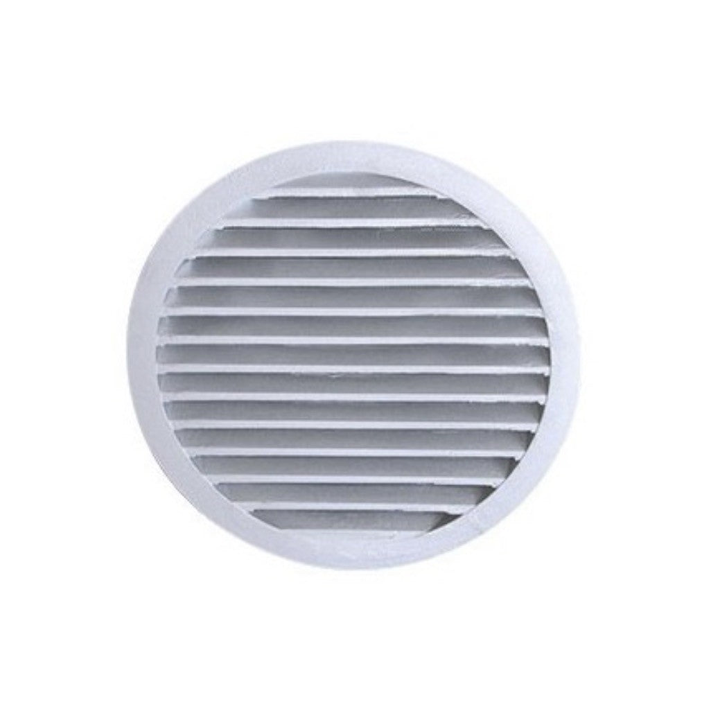 Grille de ventilation ronde Ø300 mm en aluminium avec moustiquaire - Neuf