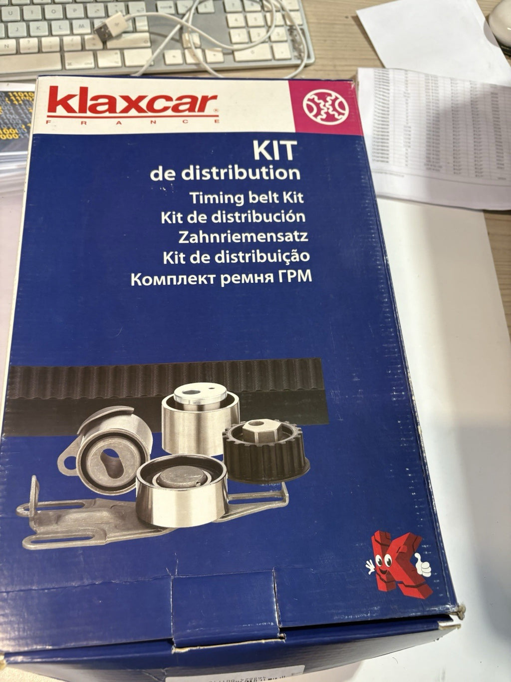 Kit distribution Renault Ref 40017e Mégane.clio,kangoo ect…