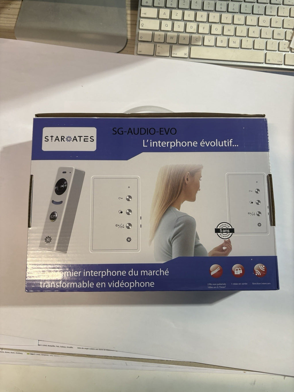 STAR GATES SG-AUDIO-EVO Interphone audio intercom évolutif kit complet