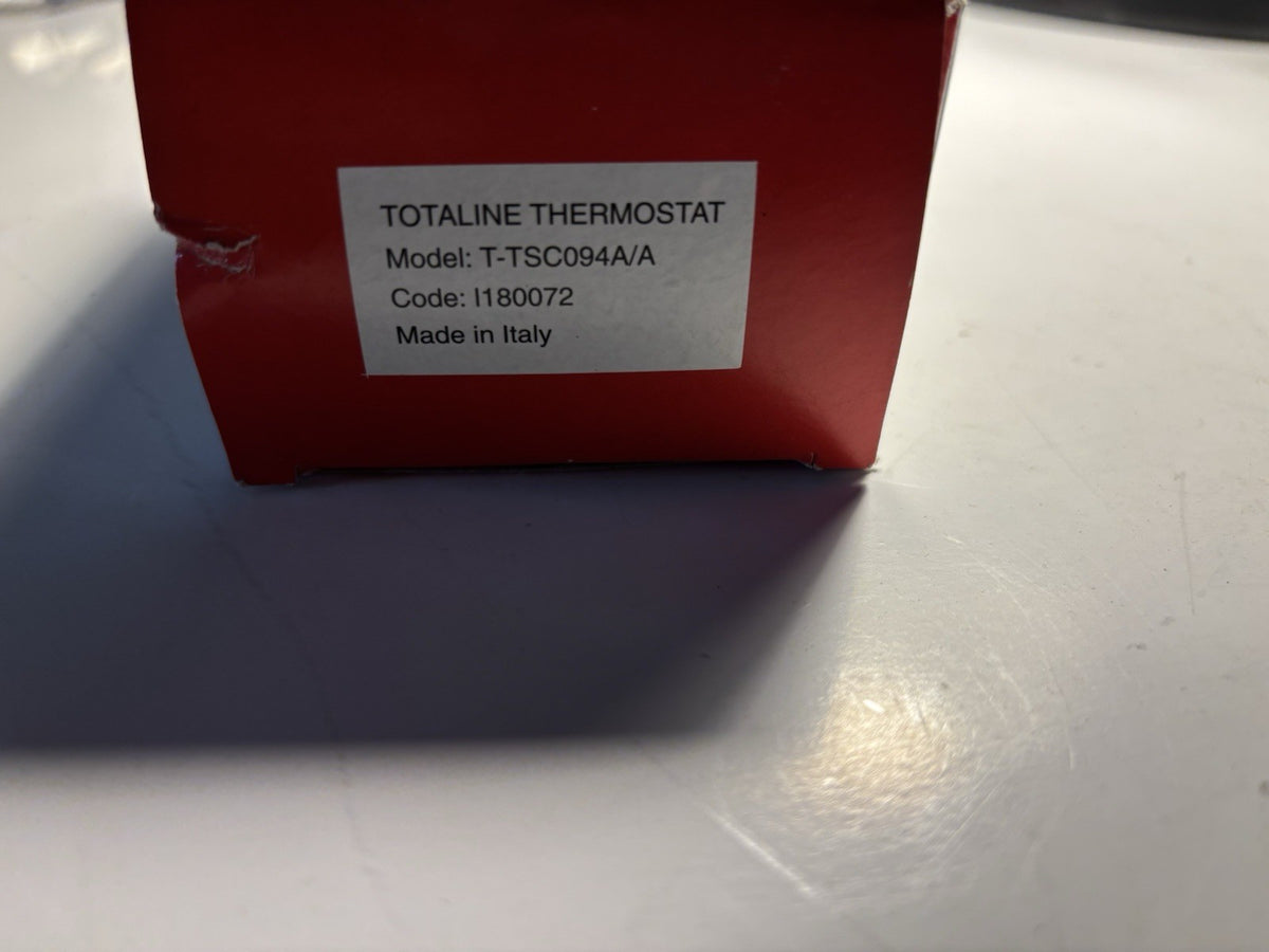 Totaline Thermostat T-TSC094A/A code 1180072 gris plastique finition mat