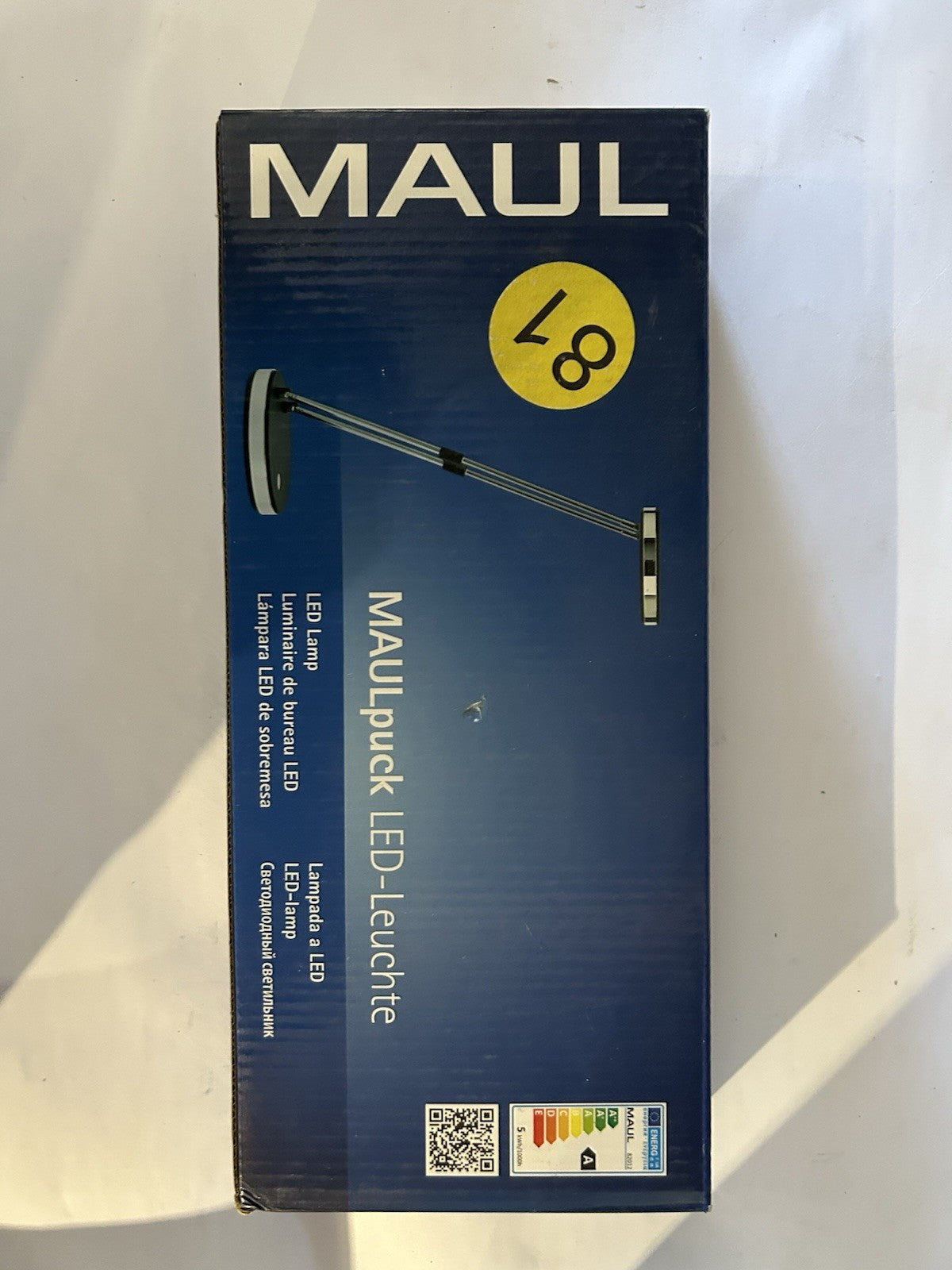 MaulPuck - Lampe de bureau télescopique LED - 5W - violet