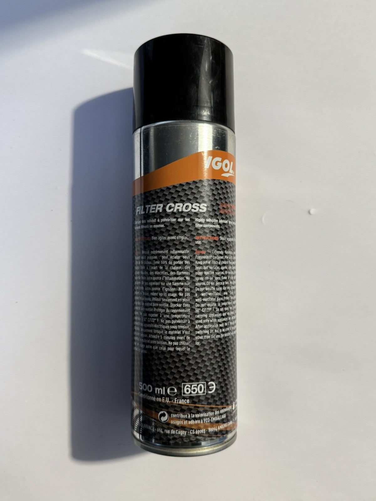 HUILE DE FILTRE À AIR IGOL MOTO CROSS / PITBIKE 500ML