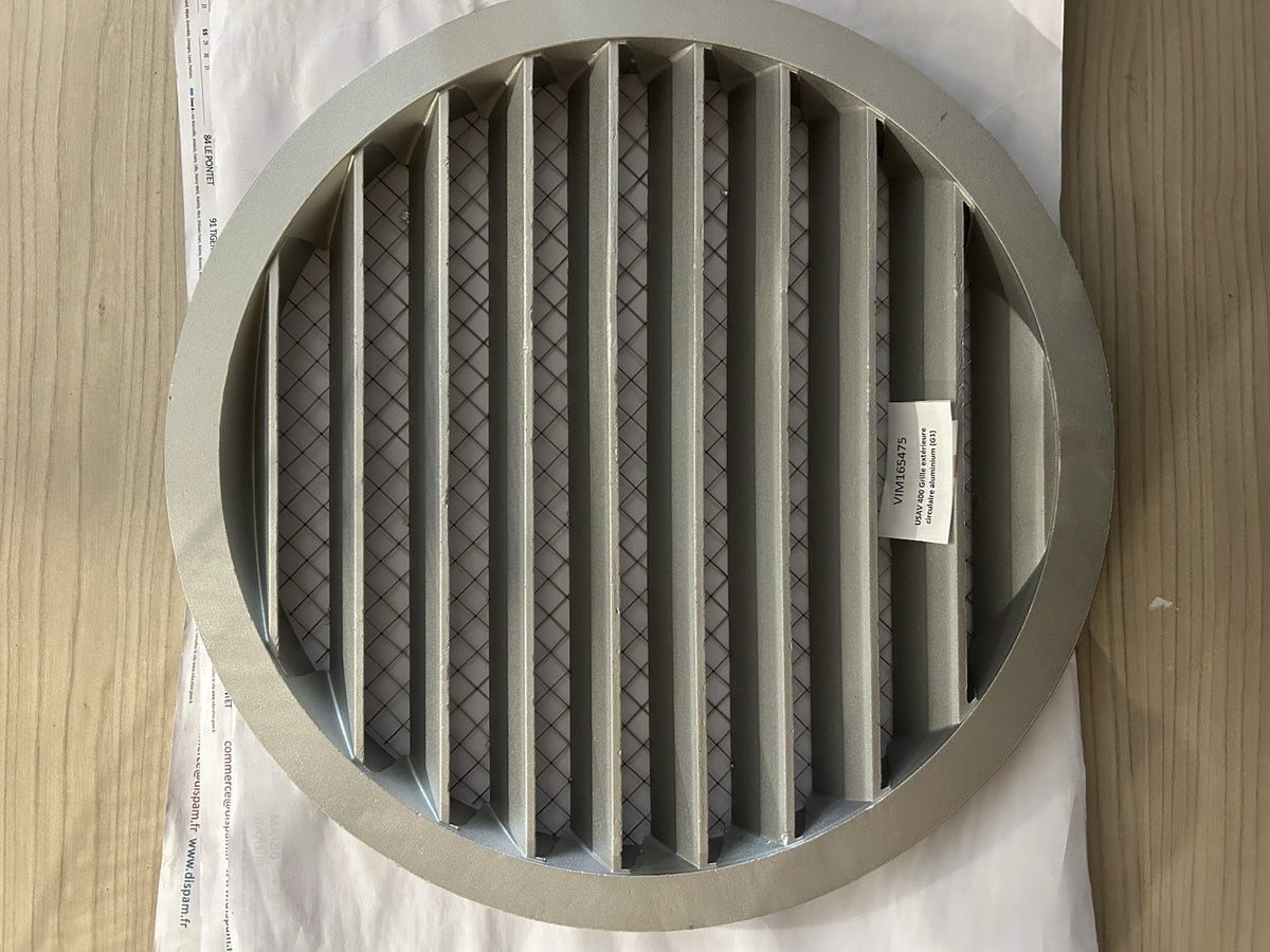 usav 400 grille extérieure circulaire aluminium G1