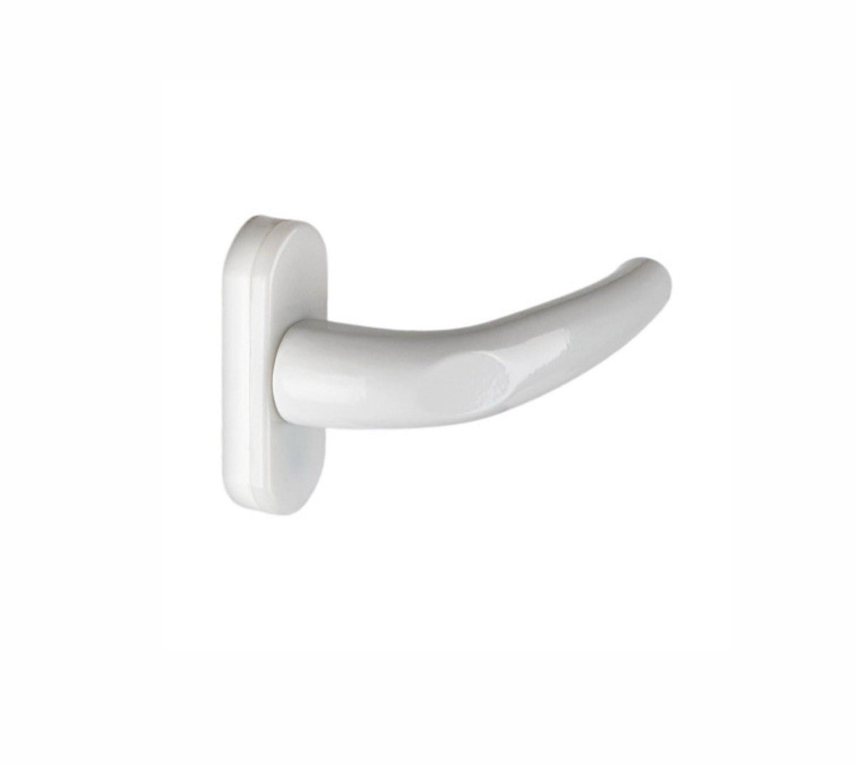 Poignée De Porte Blanche
