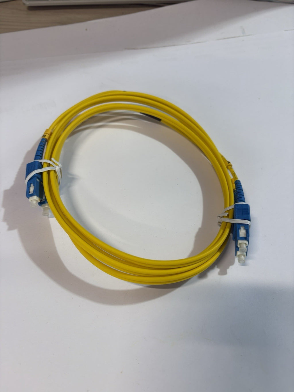 20 Cable fibre optique jarretière double tête