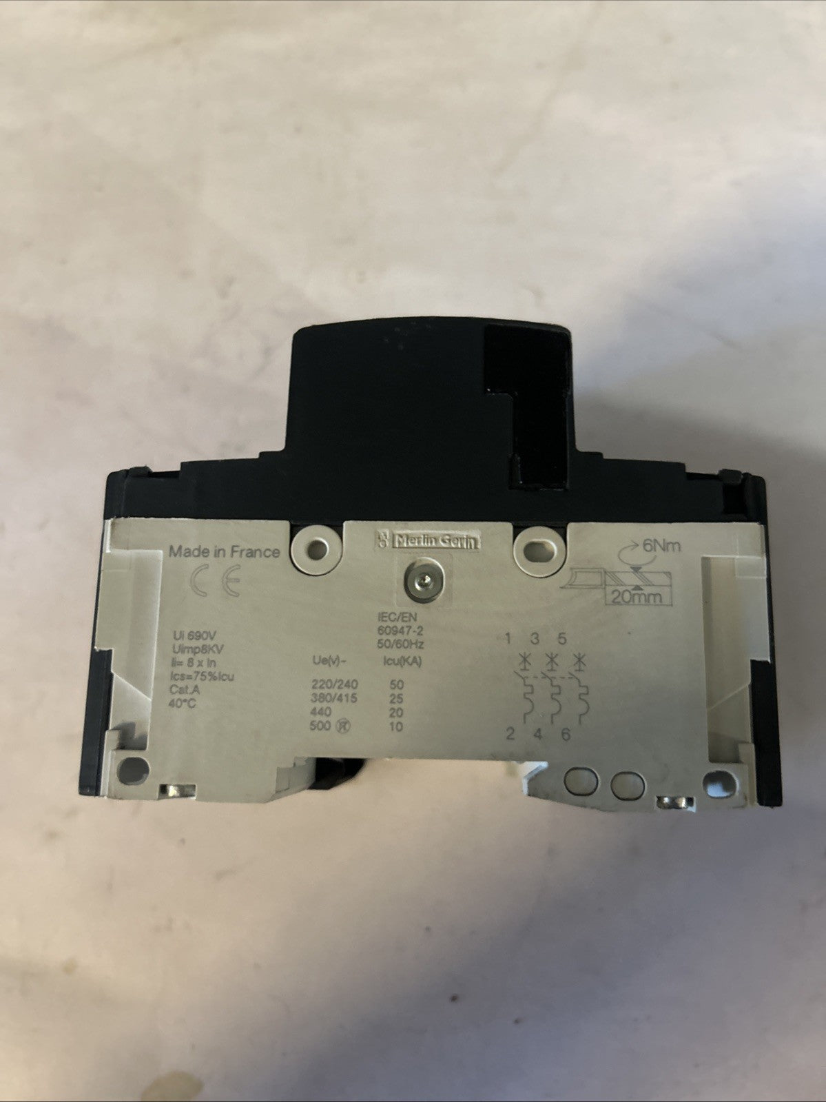 Disjoncteur modulaire Multi 9 - NG125L - 3 pôles