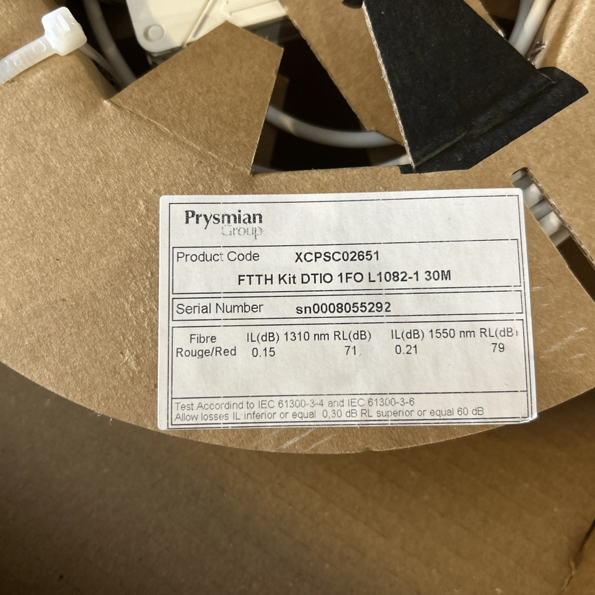 kit de raccordement pour la fibre optique