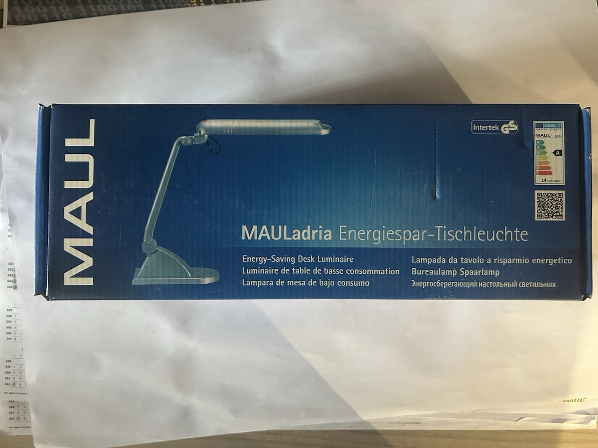 Lampe de bureau à économie d'énergie MAULadria, 11W, blanche