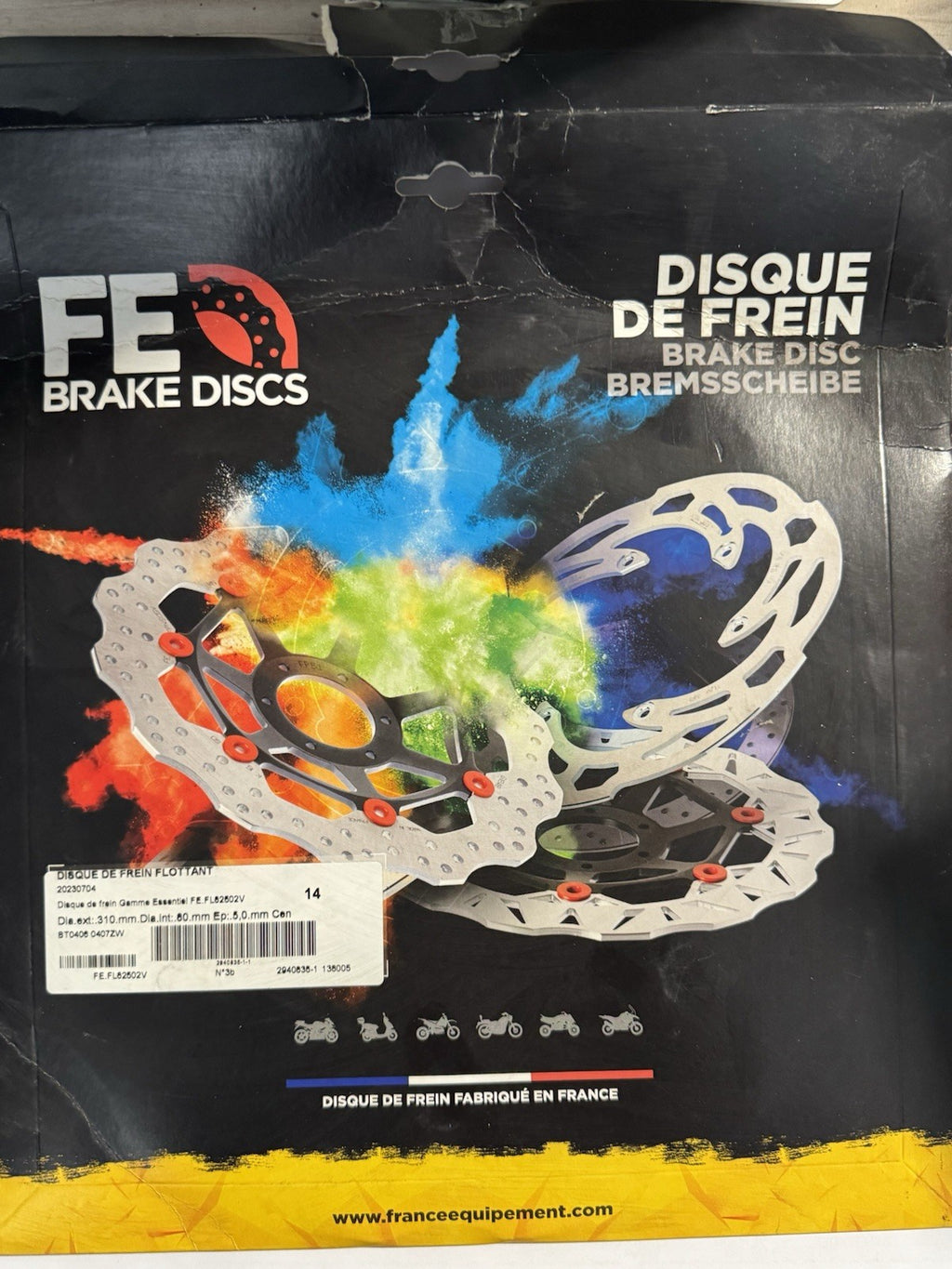 disque de frein flottant FE.FR82 310mm
