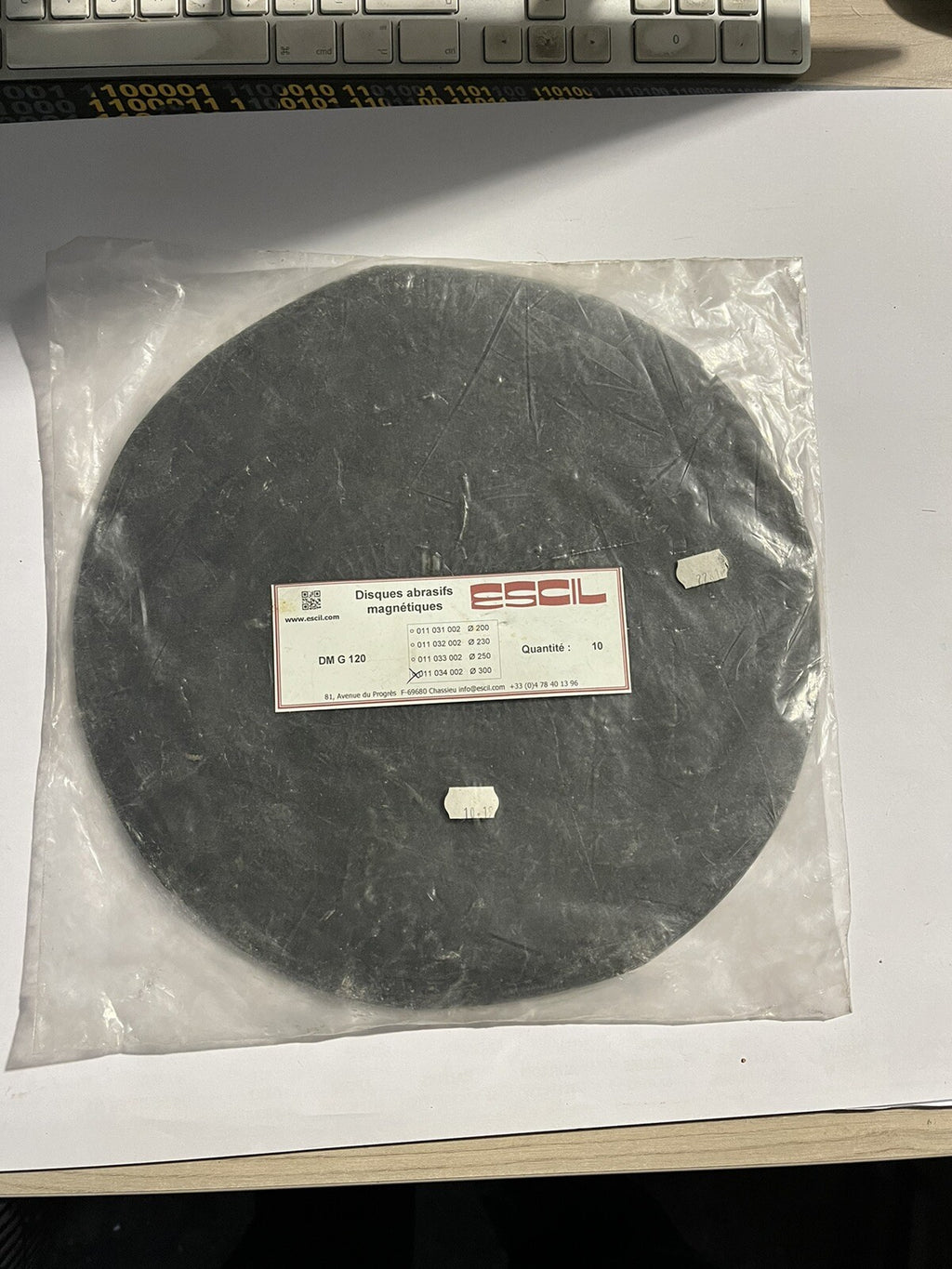 Disques abrasifs magnétique escil dm g 120 Et Dm G 80