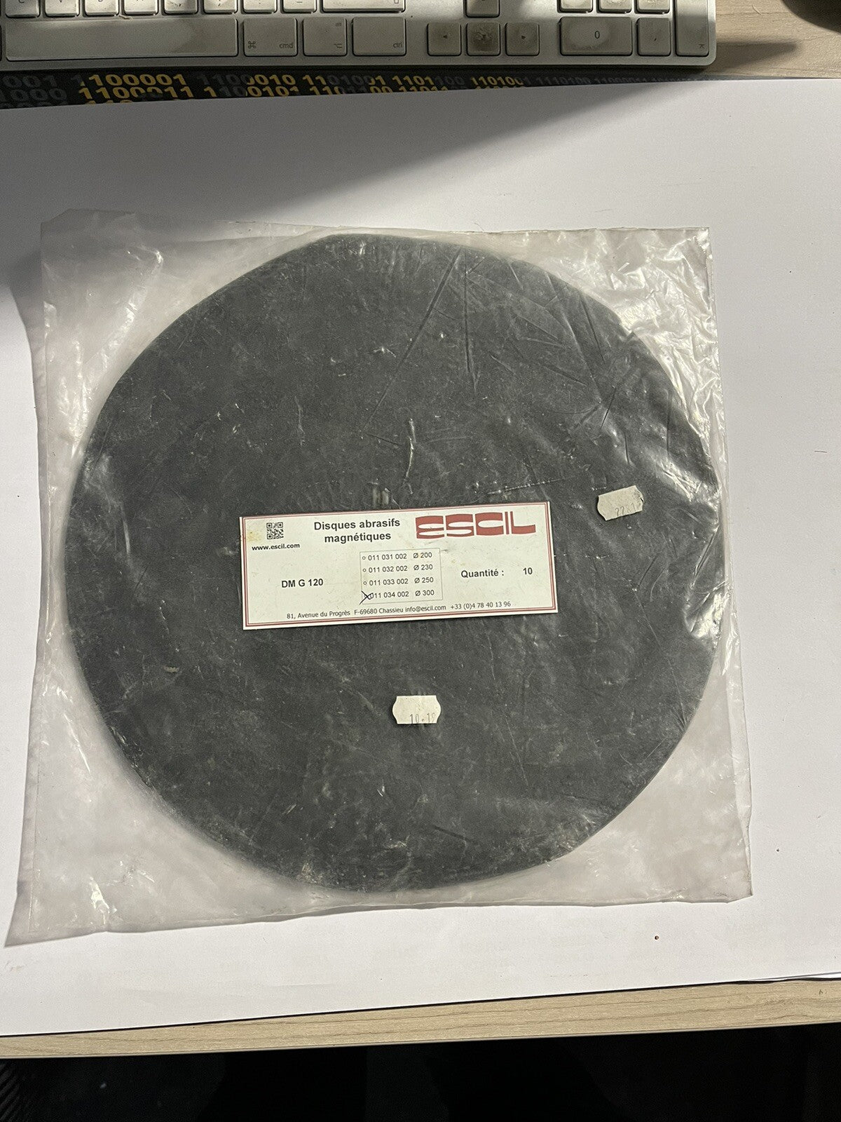 Disques abrasifs magnétique escil dm g 120 Et Dm G 80