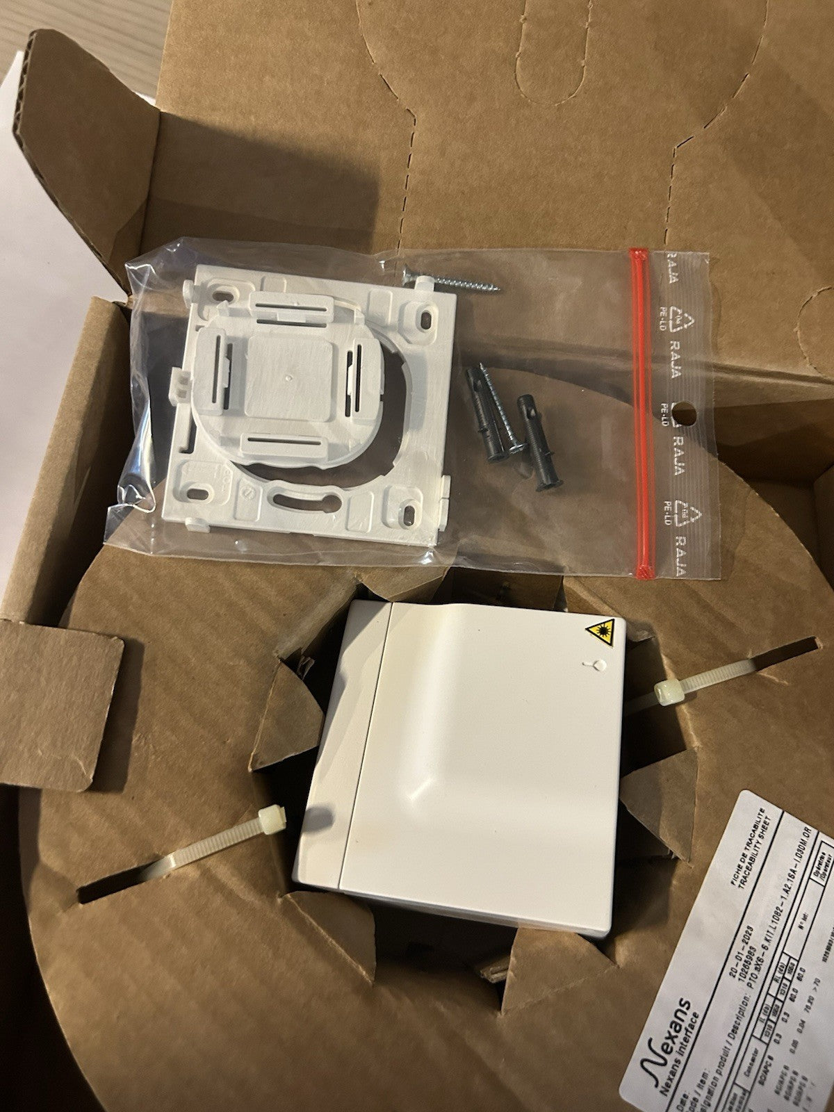 kit de raccordement pour la fibre optique