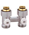 Vanne caleffi 301052 double bitube en H droit