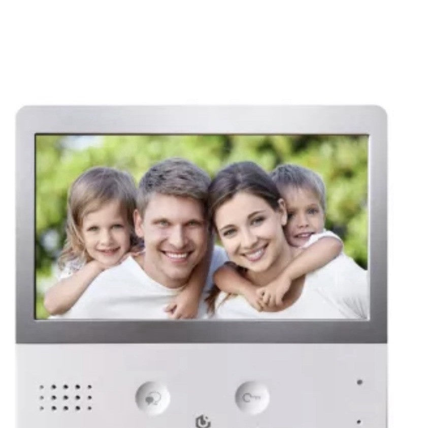 GATES CRYSTOS Interphone vidéo visiophone écran tactile 7" mains libres blanc