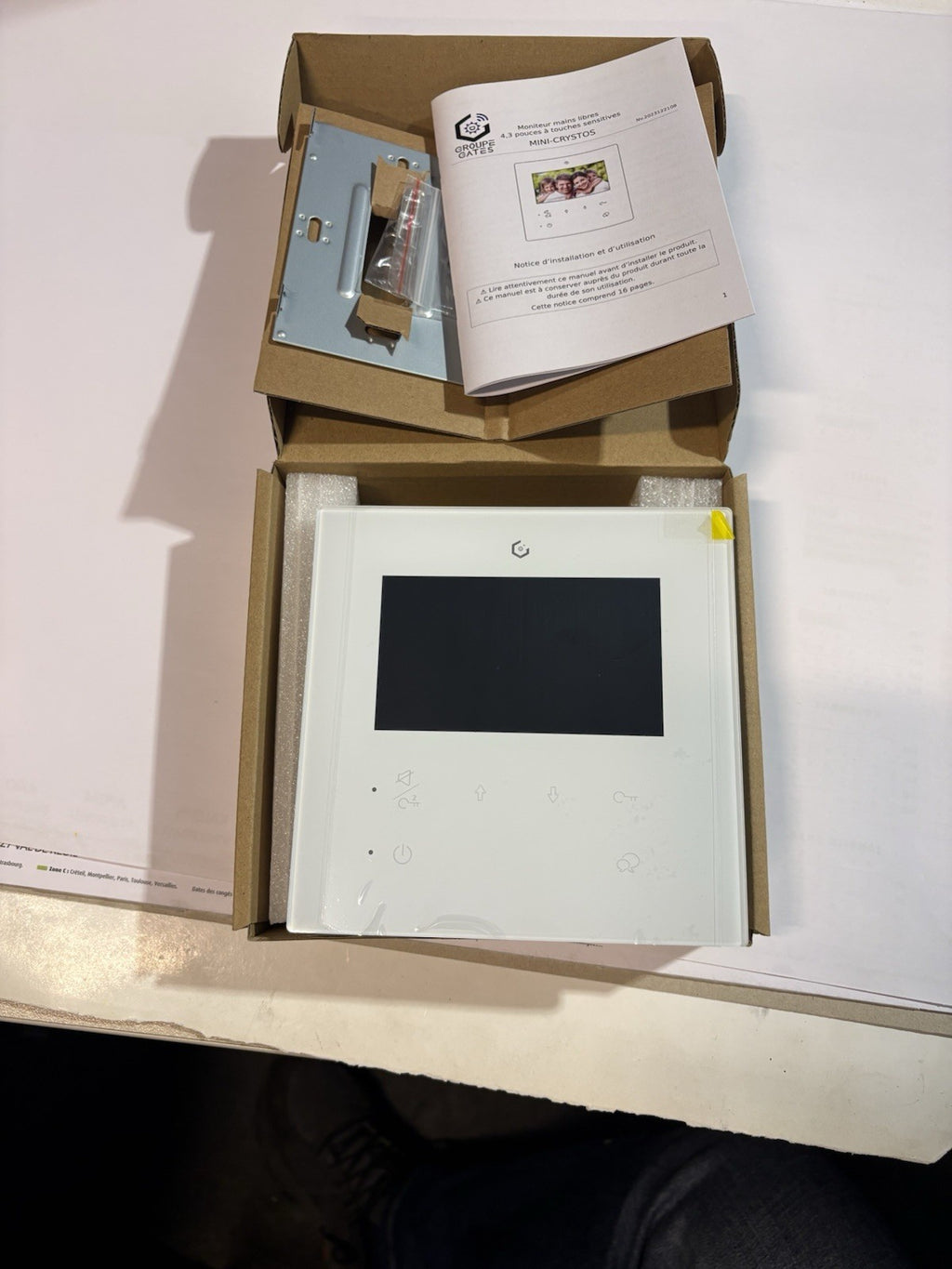 Moniteur couleur pour visiophone mini crystos 4,3 pouces