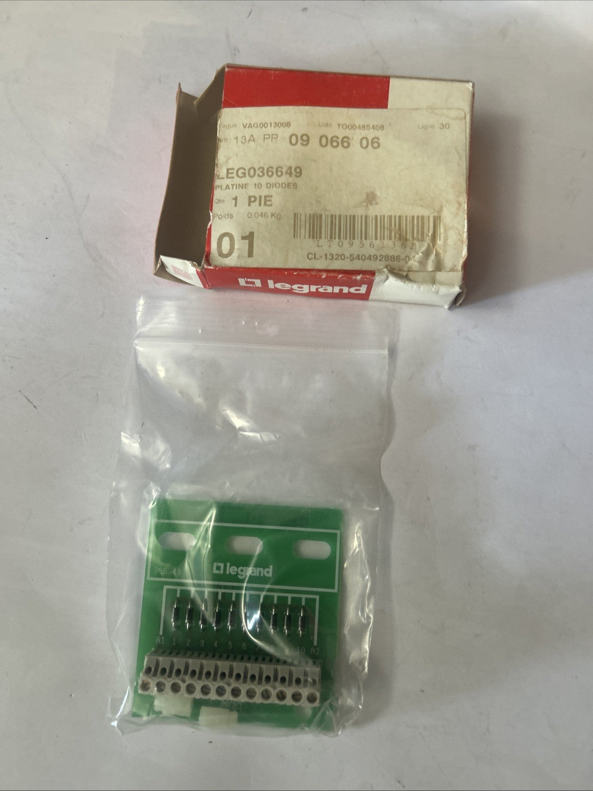 MODULE DE 10 DIODES ANODE COMMUNE POUR OSMOZ
