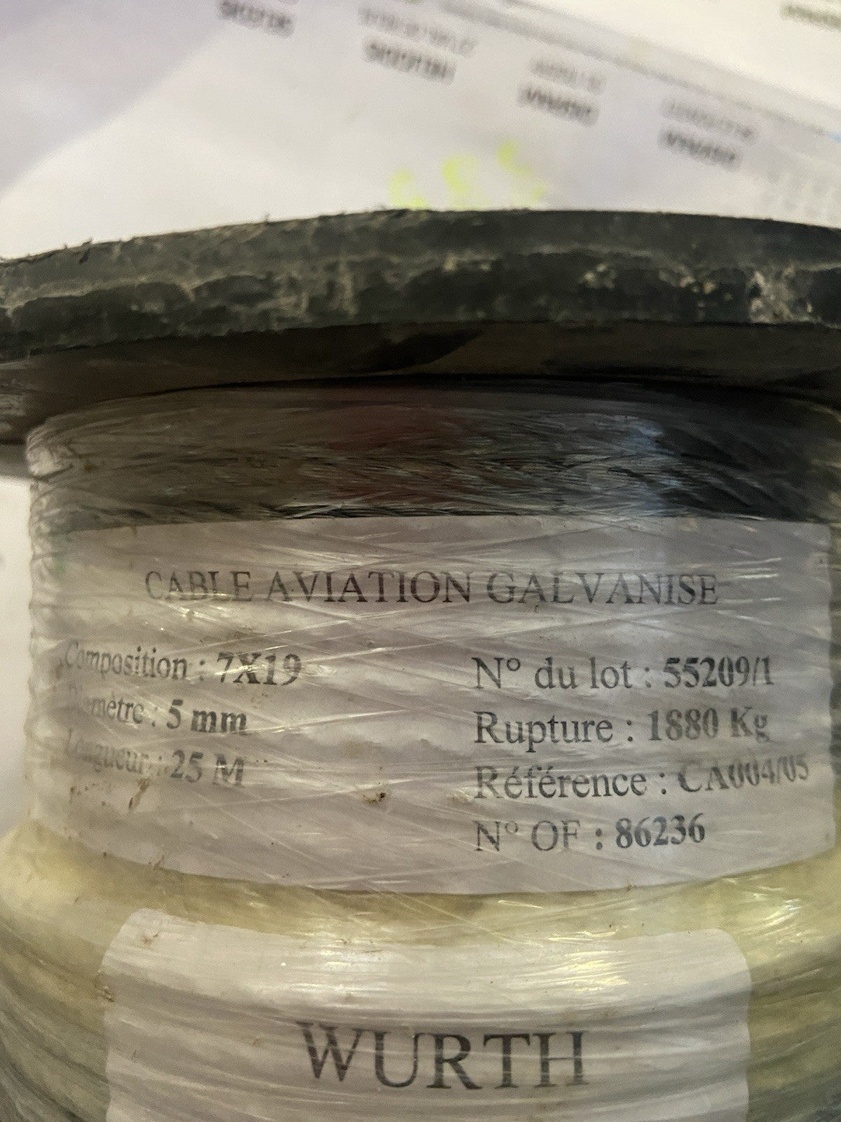 Cable Aviation Galvanisé