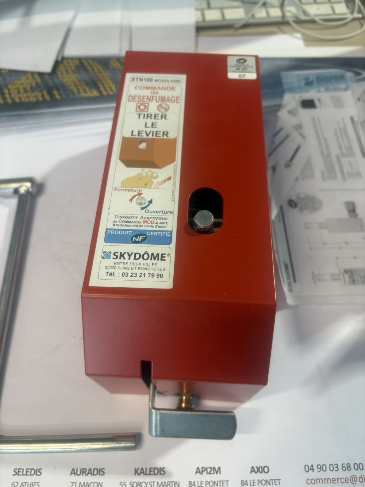 Commande de desenfumage xnt100 pyrotreuil modulaire
