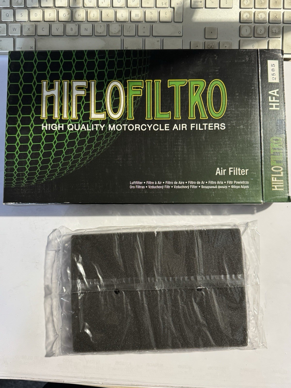 Filtre à air HIFLOFILTRO Kawasaki 250 et 300 2505