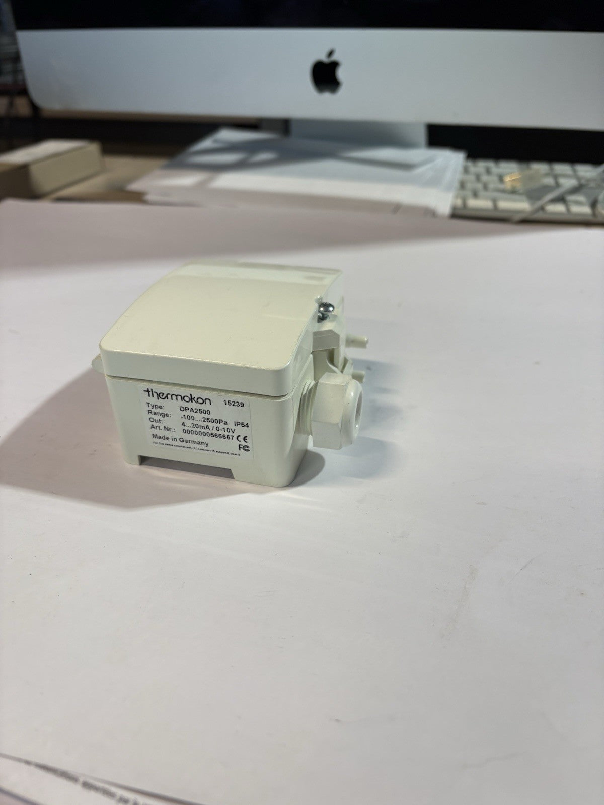 Capteur de pression différentielle et de débit volumétrique Thermokon DPA2500