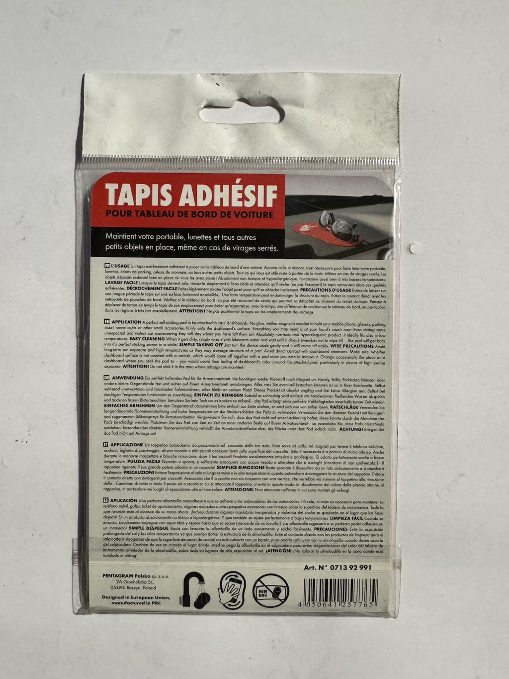Tapis Adhésif Pour Tableau De Bord