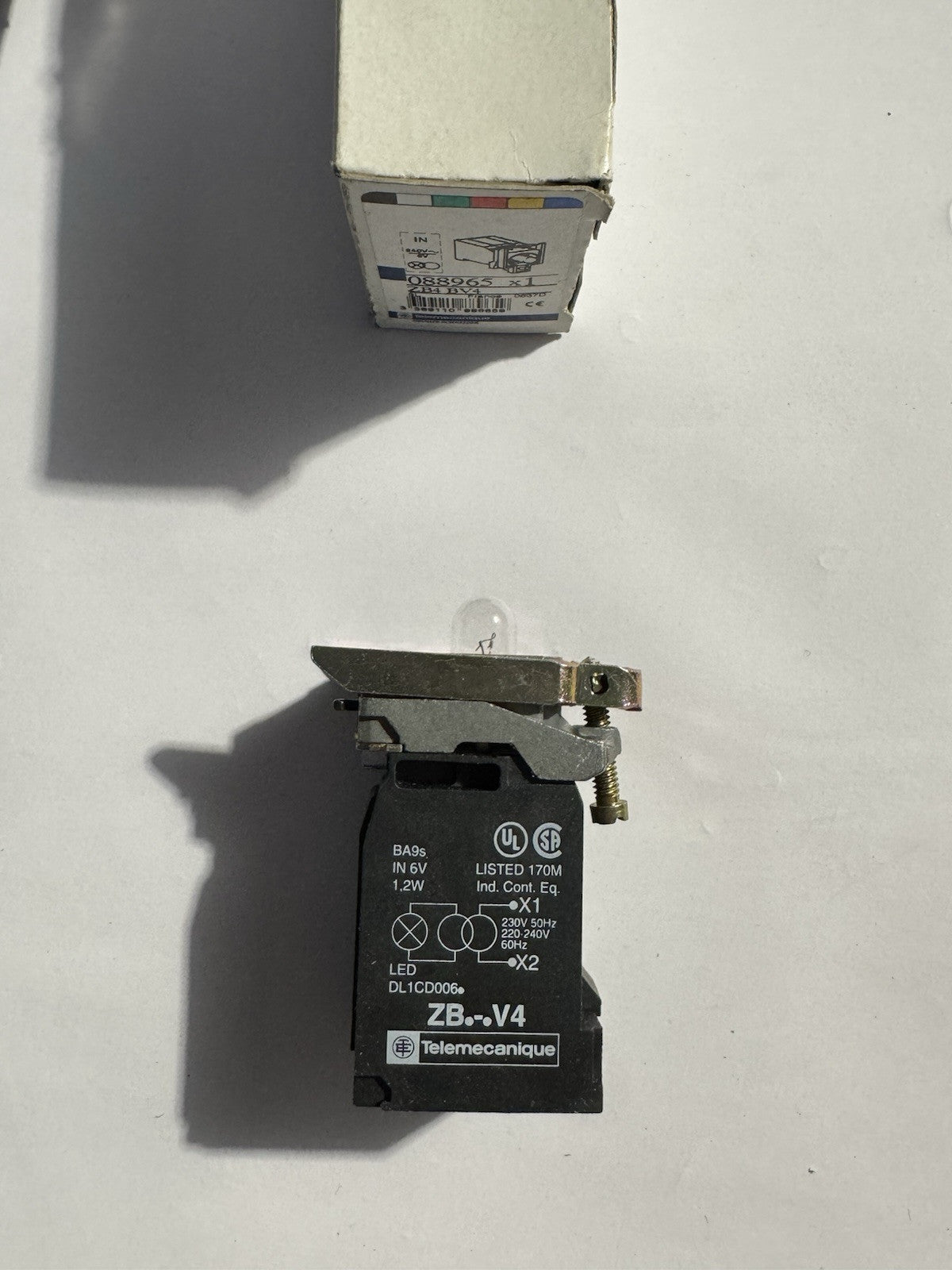 Bloc Lumineux ZB4 BV4 Schneider