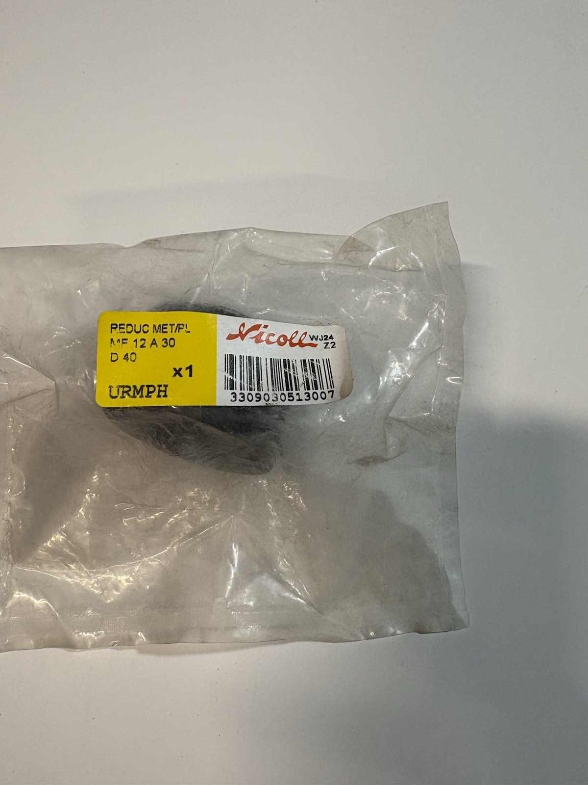 Réduction MF élastomère pour tube métal de 12 à 30 mm Nicoll