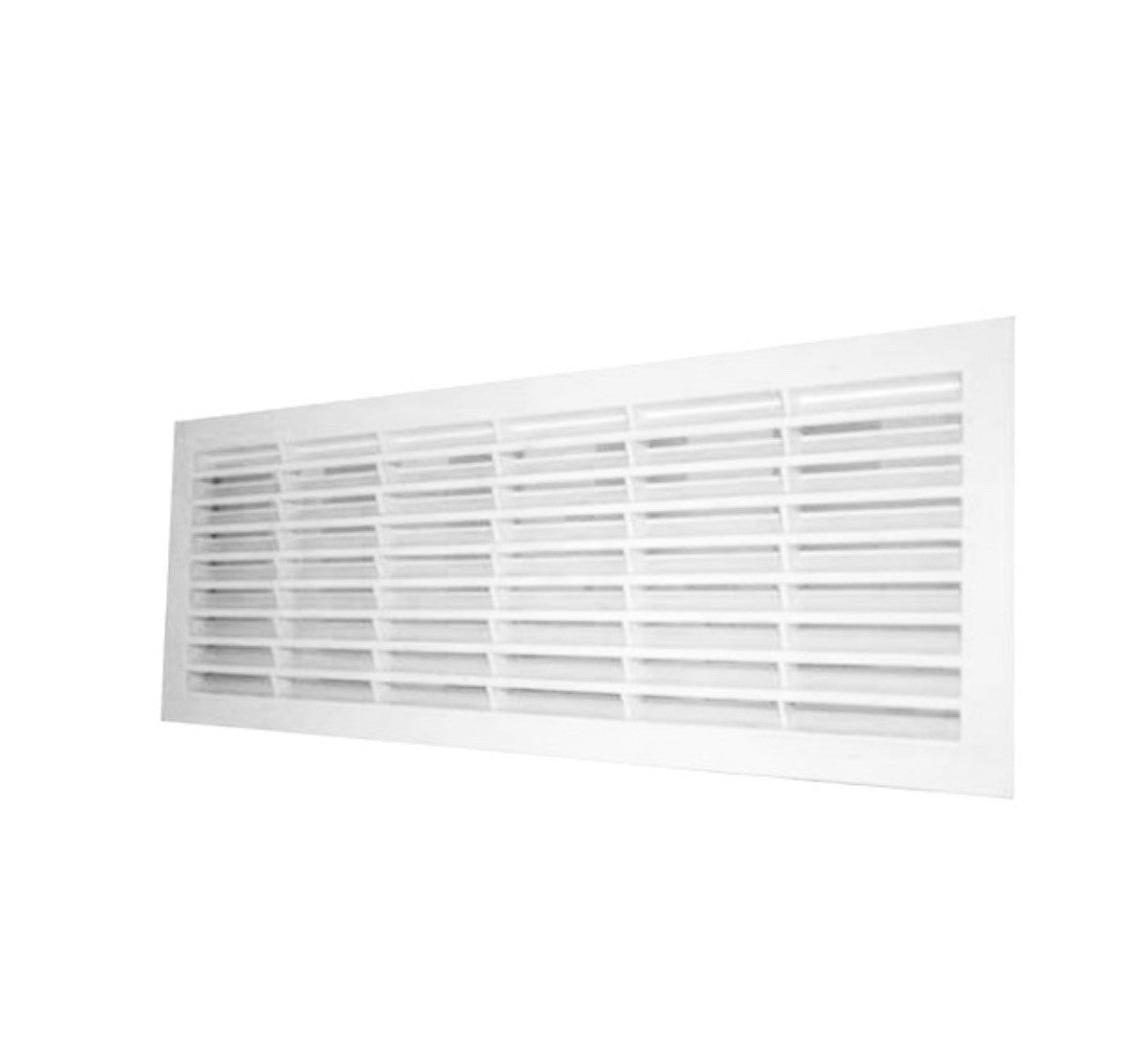 Grille de ventilation double déflection VIM 600x200 mm - Blanc RAL 9010 (Neuf)
