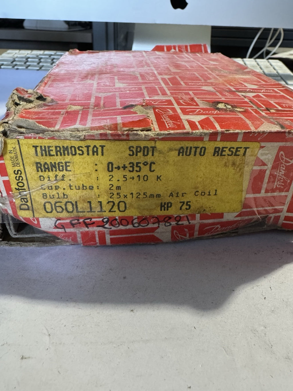 Thermostat Danfoss 060L1120 KP75