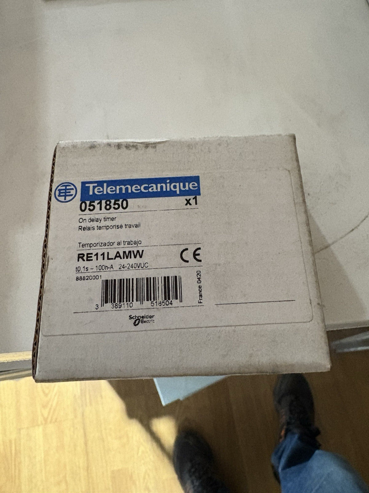 Relais Temporisé RE11Lamw Telemecanique