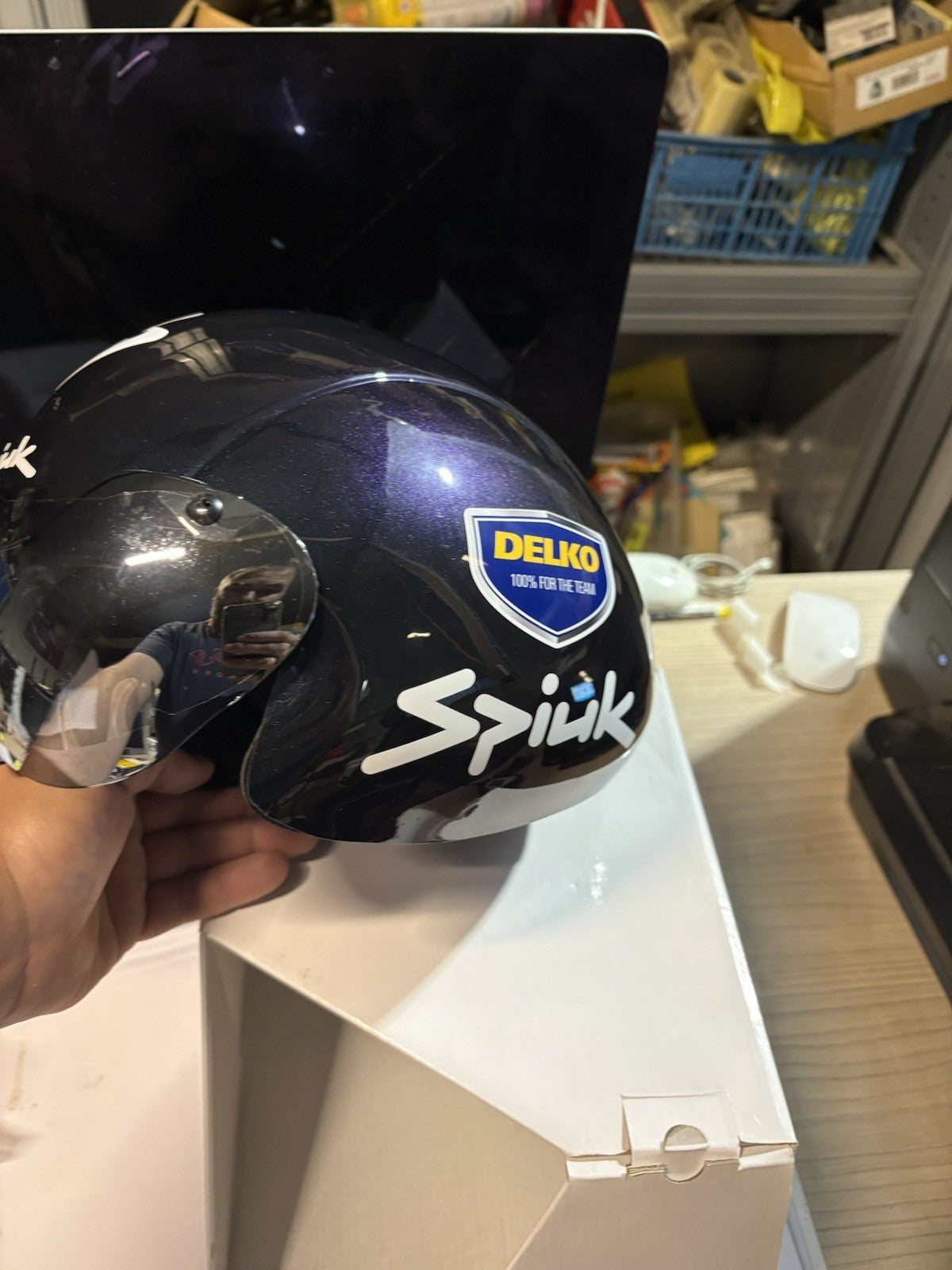 Très beau casque vélo spuik