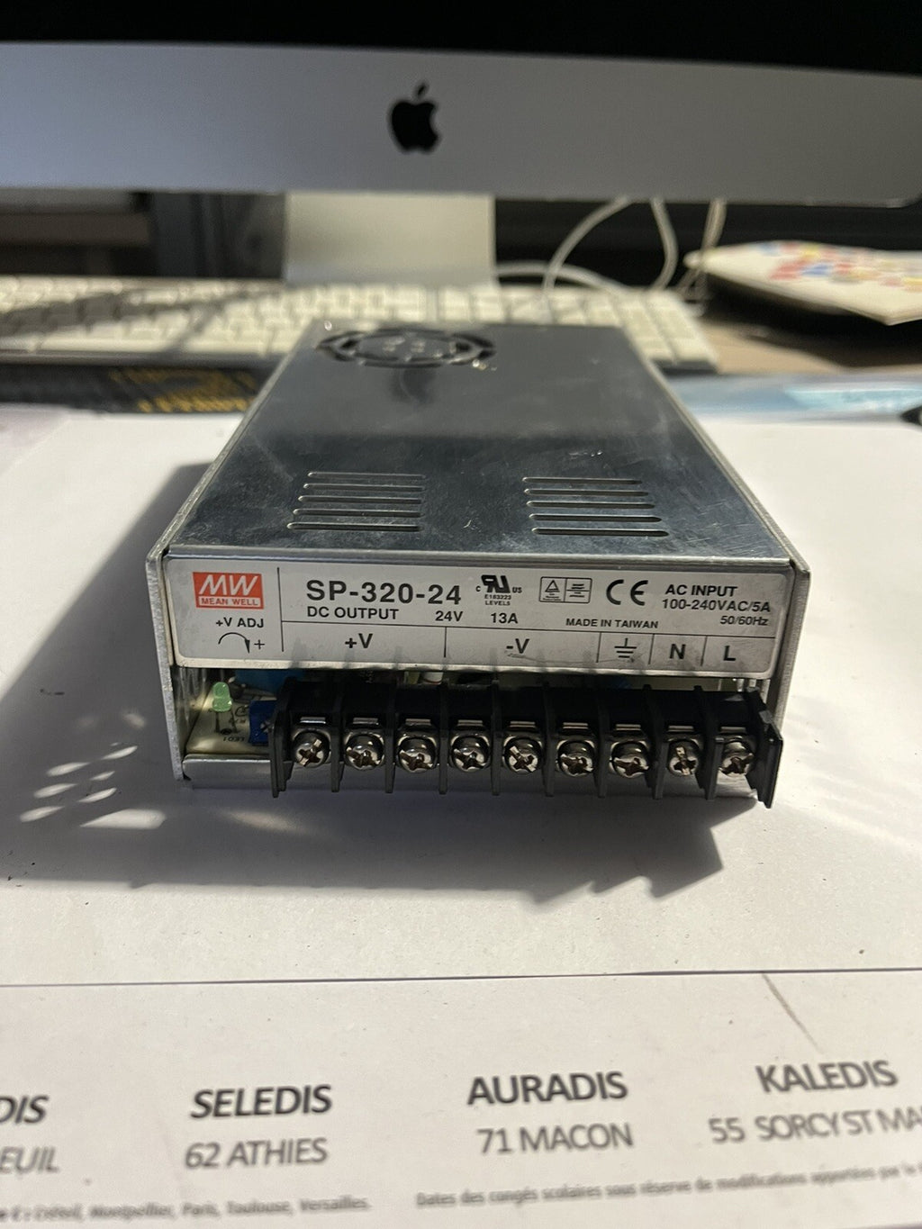 Alimentation à commutation SP-320-24 MEAN WELL