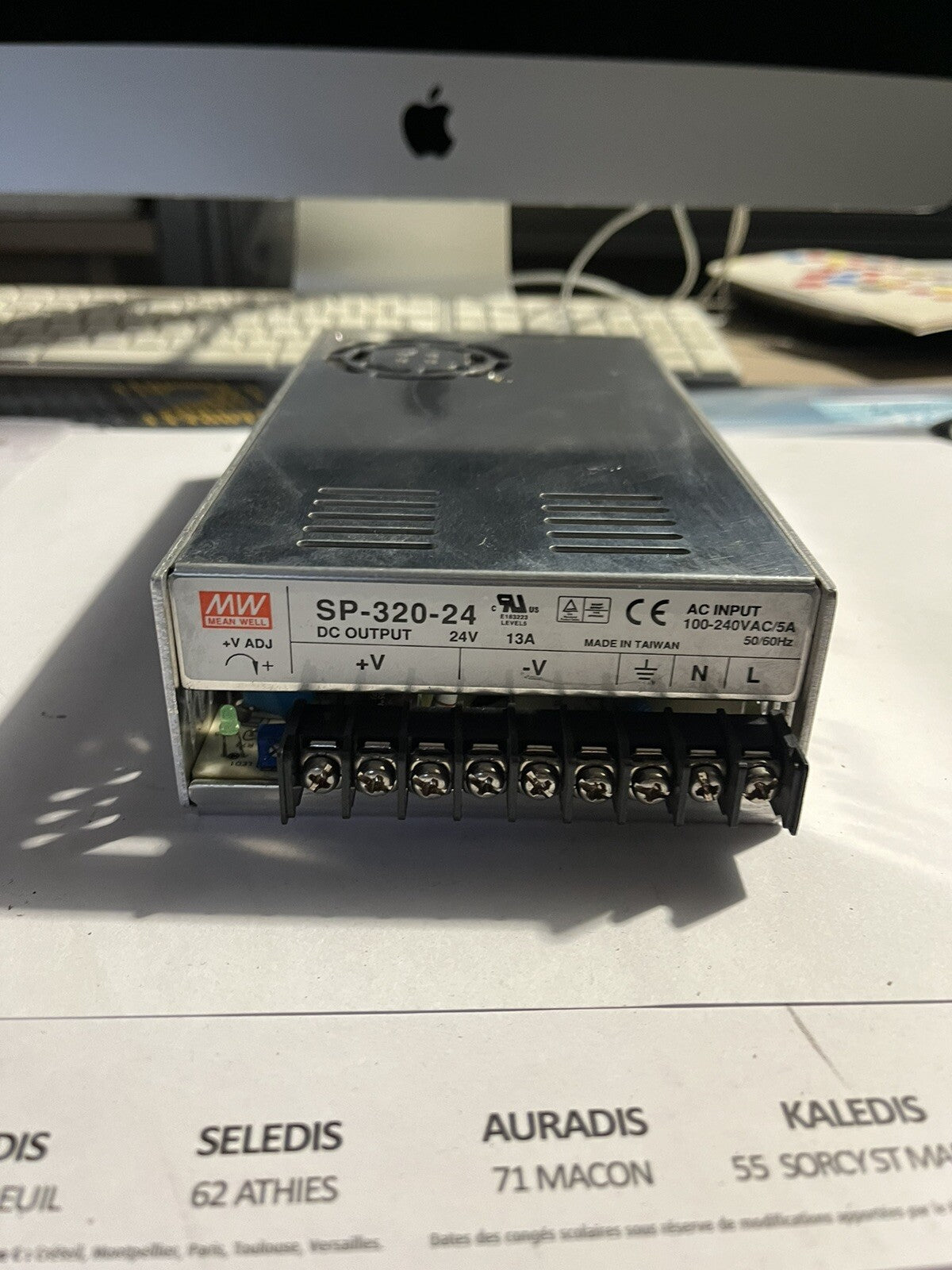 Alimentation à commutation SP-320-24 MEAN WELL