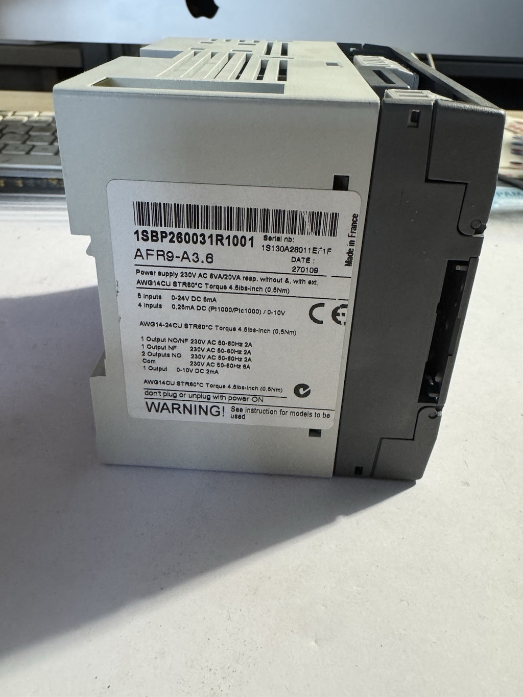 Centrale unit AFR9-A3.6